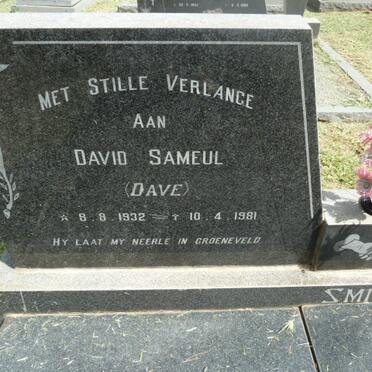 SMITH David Sameul 1932-1981