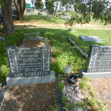 STRAATEN Gerhardus Schoemann De Wet, van 1927-2003 &amp; Maria Elizabeth 1928-1984