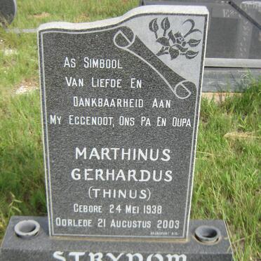 STRYDOM Marthinus Gerhardus 1938-2003