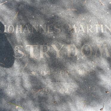 STRYDOM Johannes Martinus 1905-1992