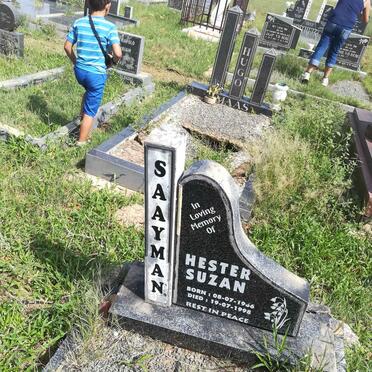 SAAYMAN Hester Suzan 1966-1998