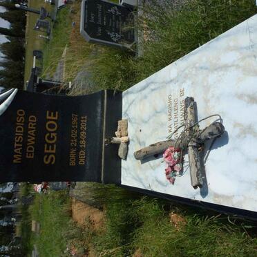 SEGOE Matsidiso Edward 1967-2011