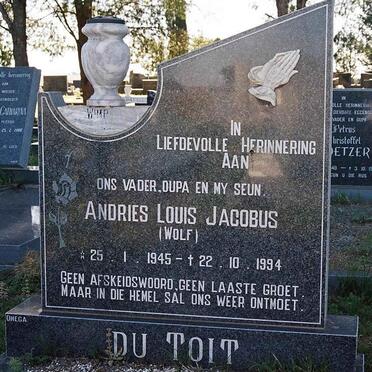 TOIT Andries Louis Jacobus, du 1945-1994