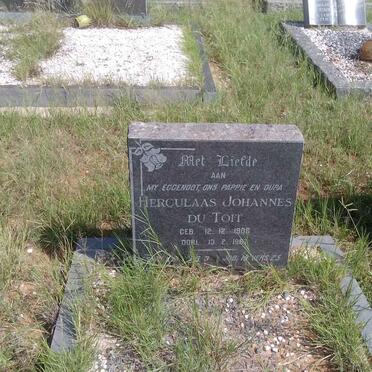 TOIT Herculaas Johannes, du 1906-1967