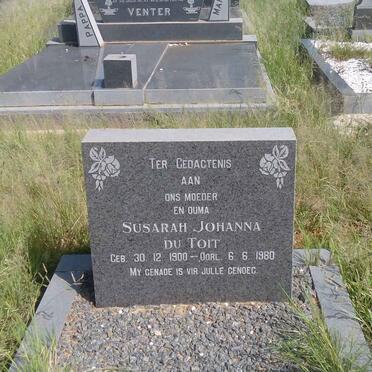 TOIT Susarah Johanna, du 1900-1980