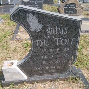 TOIT Andries, du 1968-1995