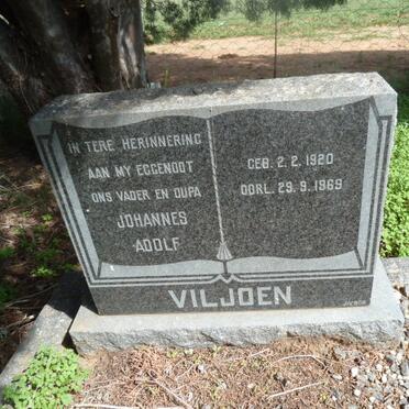 VILJOEN Johannes Adolf 1920-1969