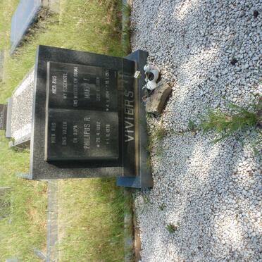 VIVIERS Philipus R. 1892-1978 &amp; Maria F. VILJOEN 1904-1976