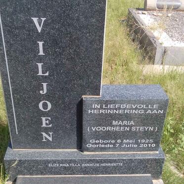 VILJOEN Maria formerly STEYN 1925-2010