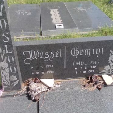 VOSLOO Wessel 1934-1990 &amp; Gemini MULLER 1932-2014