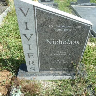 VIVIERS Nicholaas 1962-2010