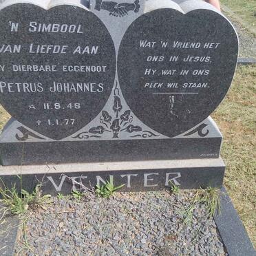 VENTER Petrus Johannes 1948-1977