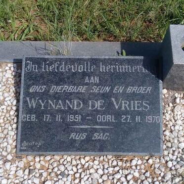 VRIES Wynand, de 1951-1970