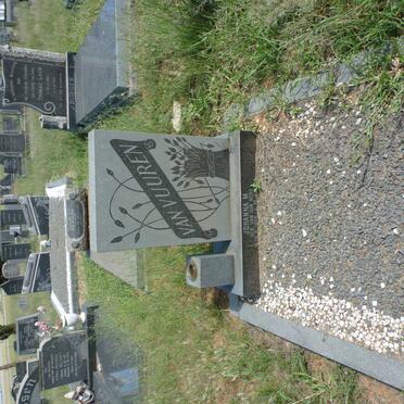 VUUREN Johanna M., van nee VAN DEN BERG 1908-1984