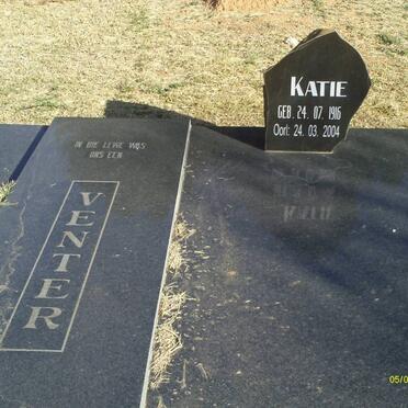 VENTER Piet 1908-1997 &amp; Katie 1916-2004