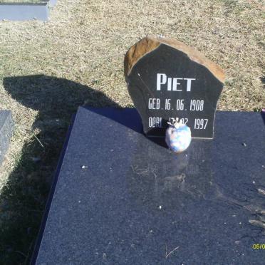 VENTER Piet 1908-1997