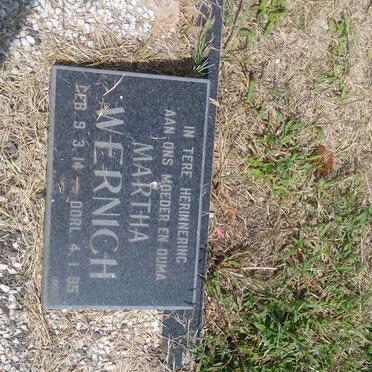 WERNICH Martha 1914-1995