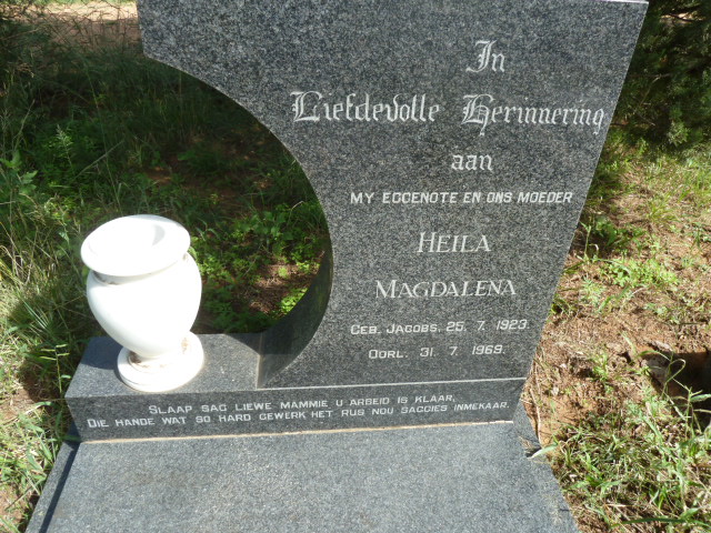 WYK Abraham Christoffel, van 1919-1972 &amp; Heila Magdalena  JACOBS 1923-1969