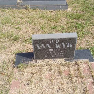 WYK J.D., van 192?-1997