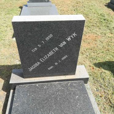 WYK Jacoba Elizabeth, van 1930-1980