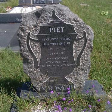 WATH Piet, v.d. 1939-1990