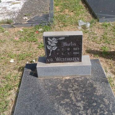 WESTHUIZEN Martin, v.d. 1937-1994