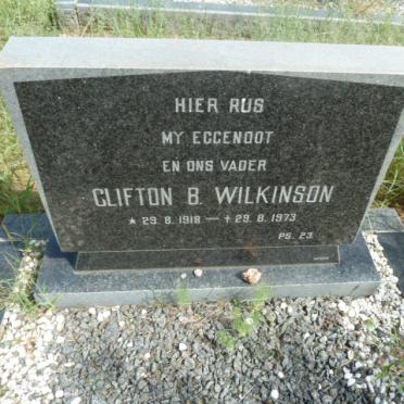 WILKINSON Clifton B. 1918-1973