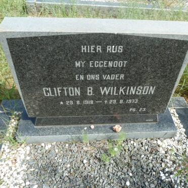 WILKINSON Clifton B. 1918-1973