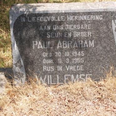 WILLEMSE Paul Abraham 1945-1965