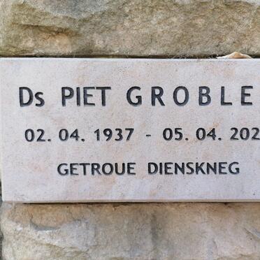GROBLER Piet 1937-2020