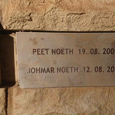 NOETH Peet -2001 :: NOETH Johmar -2014