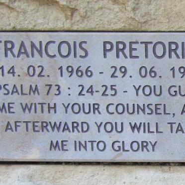 PRETORIUS Francois 1966-1997