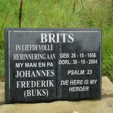 BRITS Johannes Frederik 1956-2004