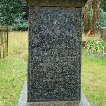 RENSBURG Johannes Daniel, Janse van 1887-1965