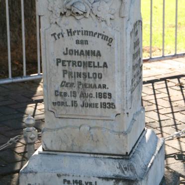 PRINSLOO Johanna Petronella nee PIENAAR 1869-1935 _2