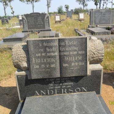 ANDERSON Frederik Willem 1912-1954