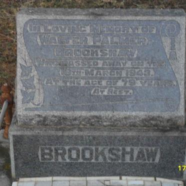 BROOKSHAW Walter Palmer -1943