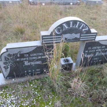 CALITZ Benjamin 1912-1982 & Jacoba Petronella ROOS 1910-