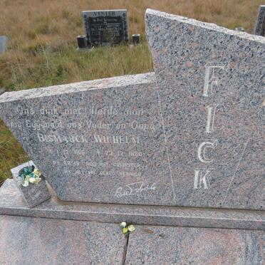 FICK Bismarck Wilhelm 1915-1986 &amp; Inez 1919-200? _1