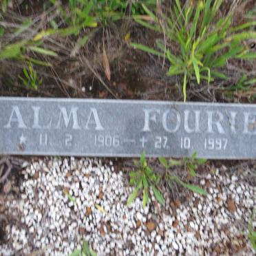 FOURIE Alma 1906-1997