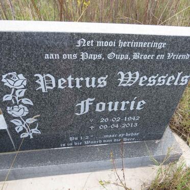 FOURIE Petrus Wessels 1942-2013
