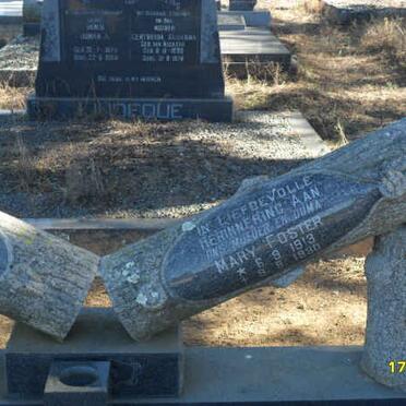 FOSTER Sydney Edward 1909-1962 &amp; Mary 1913-1990