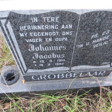 GROBBELAAR Johannes Jacobus 1910-1992