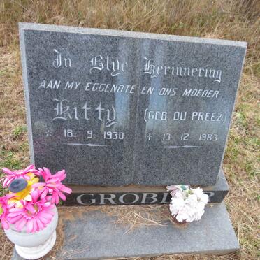 GROBL? Kitty nee DU PREEZ 1930-1983