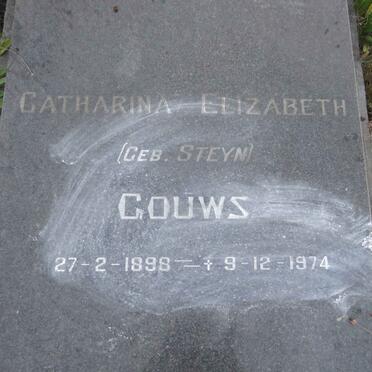 GOUWS Catharina Elizabeth nee STEYN 1898-1974