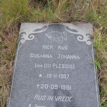 HENNOP Susanna Johanna nee DU PLESSIS 1907-1991