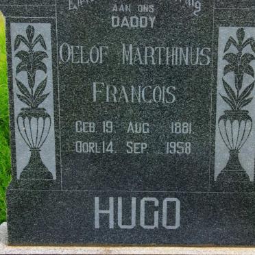 HUGO Oelof Marthinus Francois 1881-1958