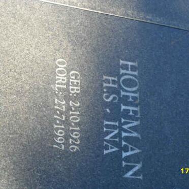 HOFFMAN H.S. 1926-1997