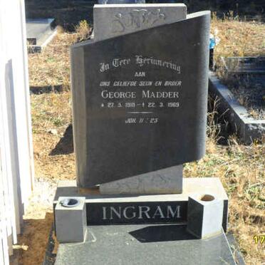 INGRAM George Madder 1918-1969