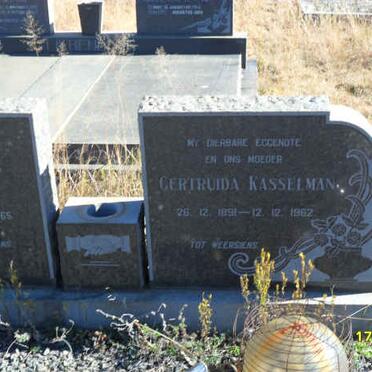 KASSELMAN Juachim Petrus 1887-1965 &amp; Gertruida 1891-1962